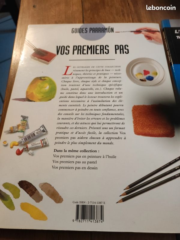 Lot livre broché technique aquarelle et acrylique (image 3)