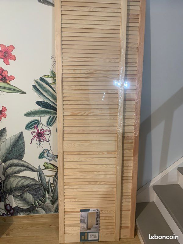 Porte placard bois à lamelle (image 4)