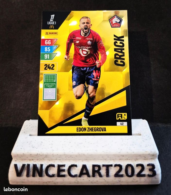 Carte Adrenalyn Signée OGC Nice - Joueur Pejcinovic - Ligue 1 - Collection Football