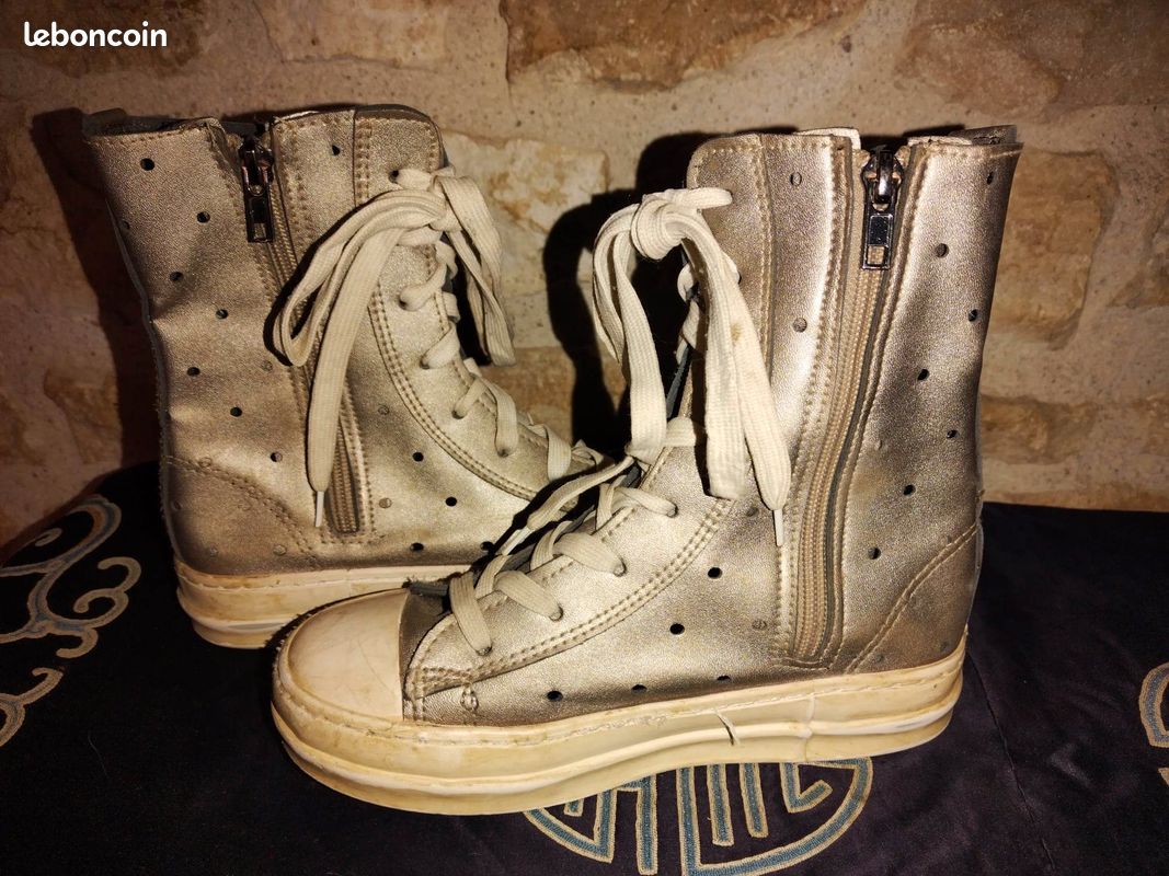 Baskets montantes taille 33 (image 4)