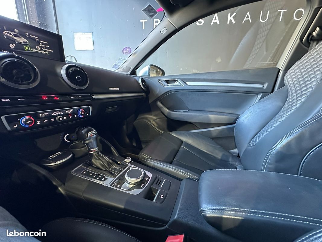 AUDI S3 SPORTBACK 8v2 2.0 TFSI 310ch S tronic 7 Quattro/ Toit ouvrant / Sièges RS /4 pneus neufs/Historique d'entreti (image 18)