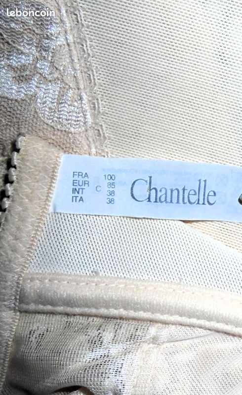 Combiné-gaine Chantelle Vintage Taille 100C - Lingerie Sculptante Rétro Sans Armature - Beige