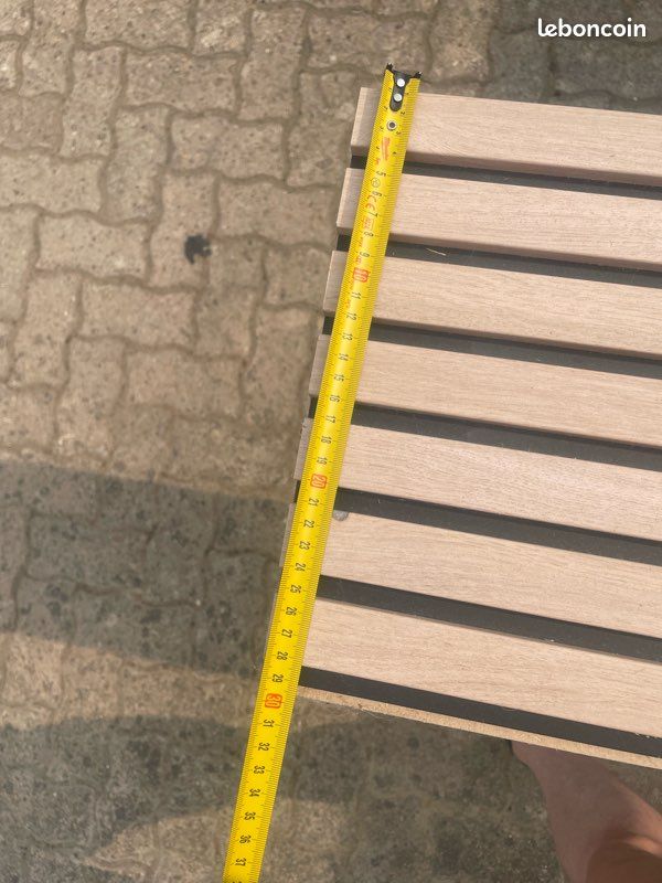Panneau tasseaux chêne naturel – 250 cm – réf. 85350164 (image 14)