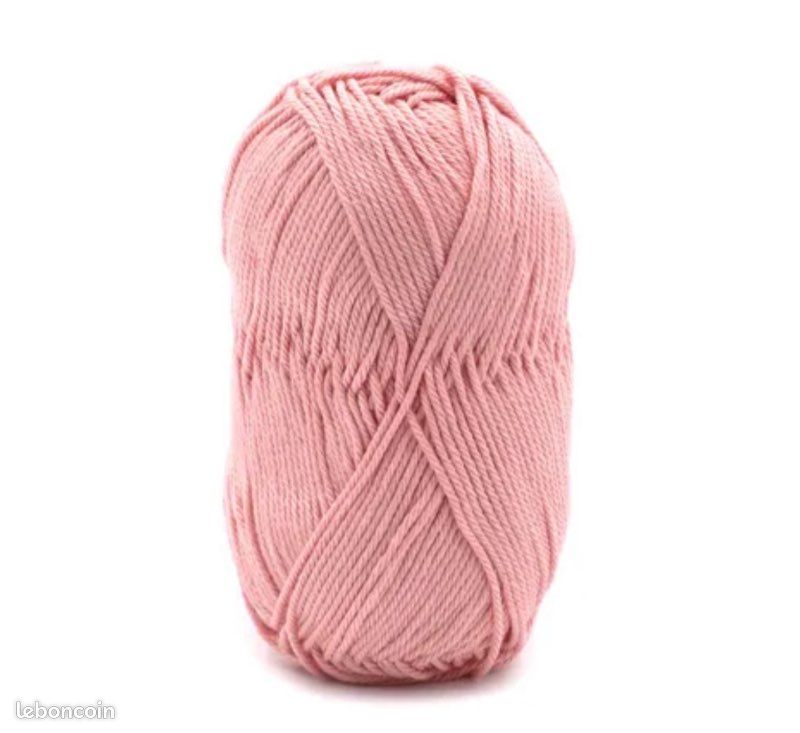 Lot De 10 Pelotes Phildar Couleur Corail - 50% Coton, Idéal Pour Tricot