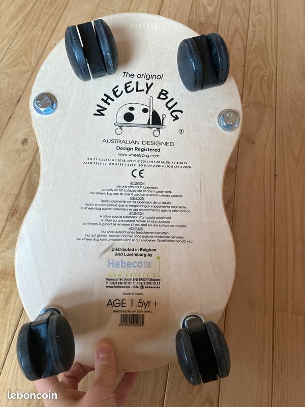Porteur Wheely Bug Chien (petit modèle) (image 4)