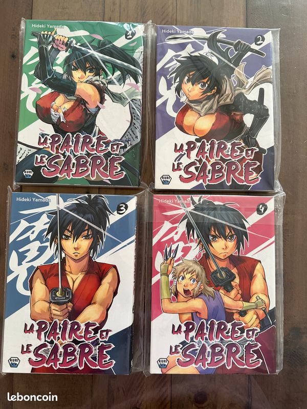 Manga en Fr - La paire et le sabre (Hideki Yamada) - Tomes 1 à 4 (image 1)