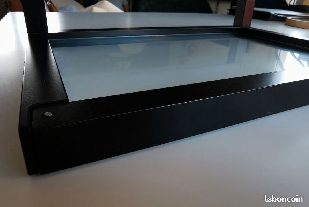 Étagère acier noir et verre marque ODF PARIS (image 7)