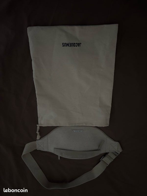 Sacoche banane Jacquemus beige (image 4)
