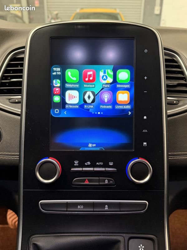 Renault SCÉNIC IV Intens 1.6 DCI 130 / CARPLAY FILAIRE / CAMERA RECUL / RADARS AV AR / GRAND ECRAN / KEYLESS /ROUE DE SECOURS GALETTE (image 22)