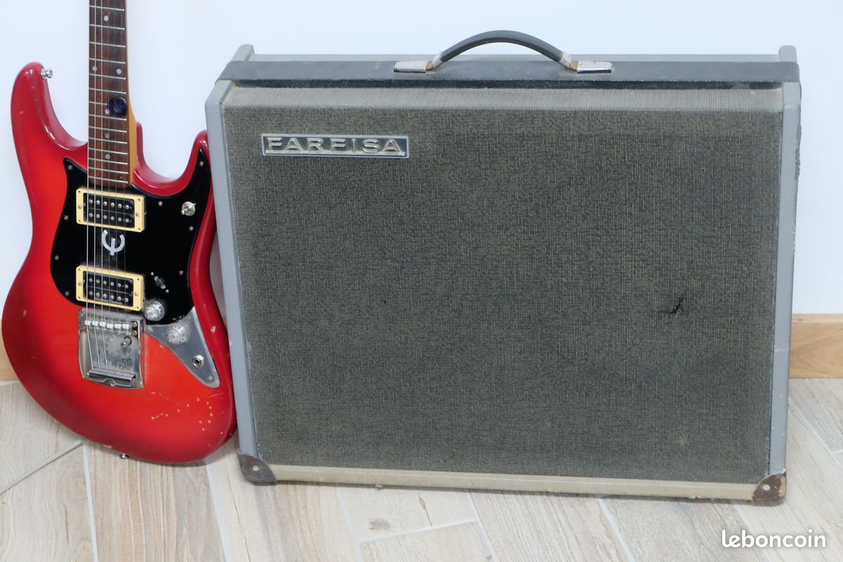 Ampli à lampes FARFISA FR 40 vintage années 60 restauré (image 1)