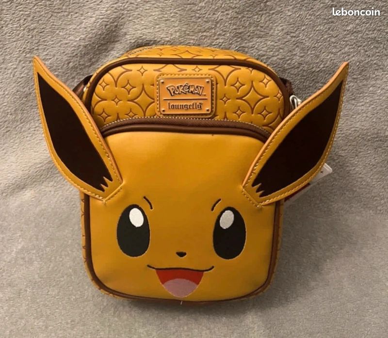 Sac Bandai Pokémon Eevee Et Fleurs – Cordon De Serrage – 2017 – Multicolore – Occasion