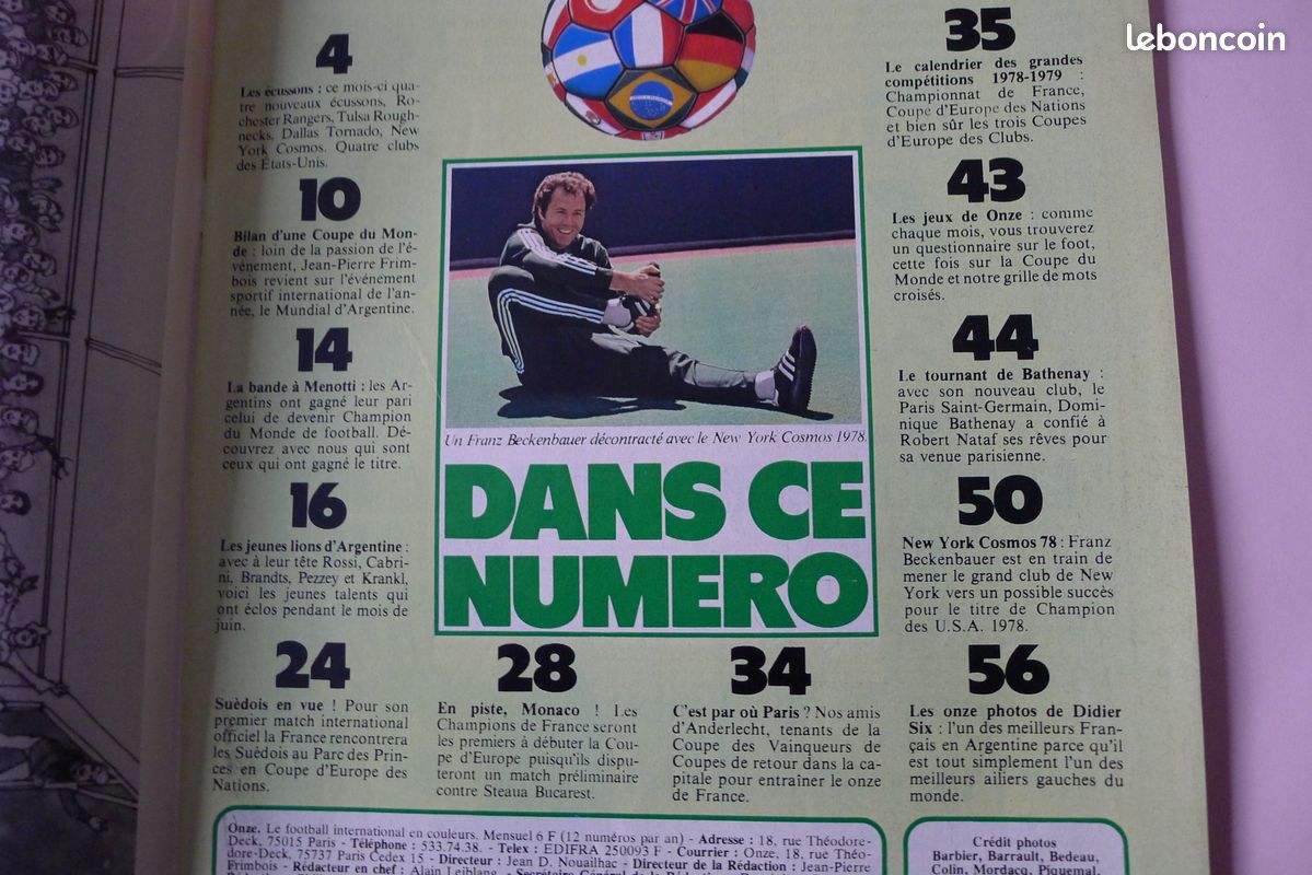 Football onze numero 32 bathenay monaco (image 2)