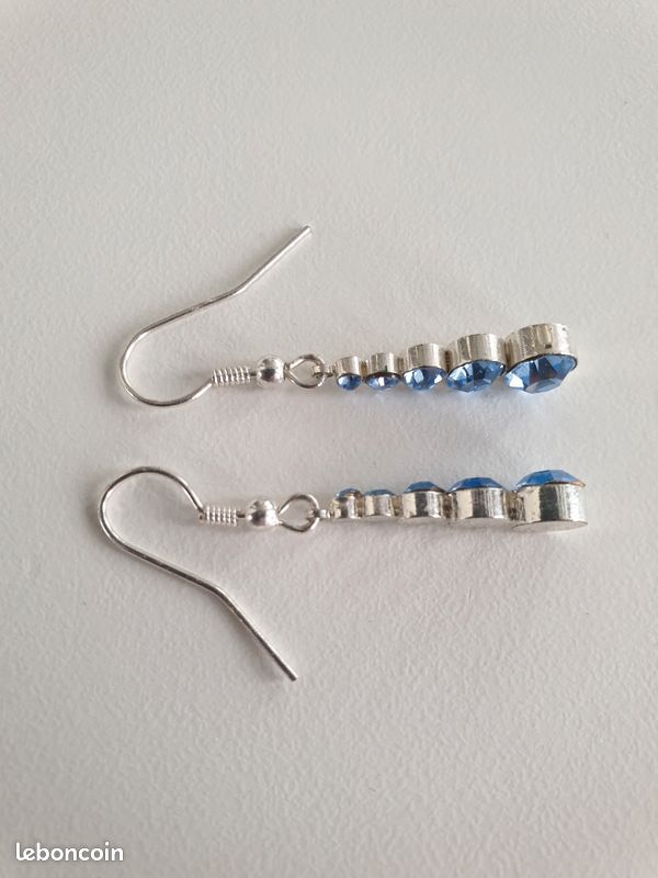 Boucles d'oreilles vintage années 80 (image 3)