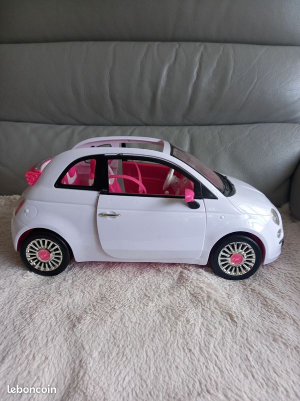 Fiat 500 cabriolet barbie - Jeux & Jouets