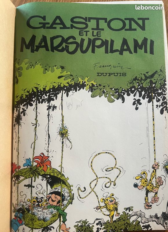 couverture de : Gaston et le Marsupilami