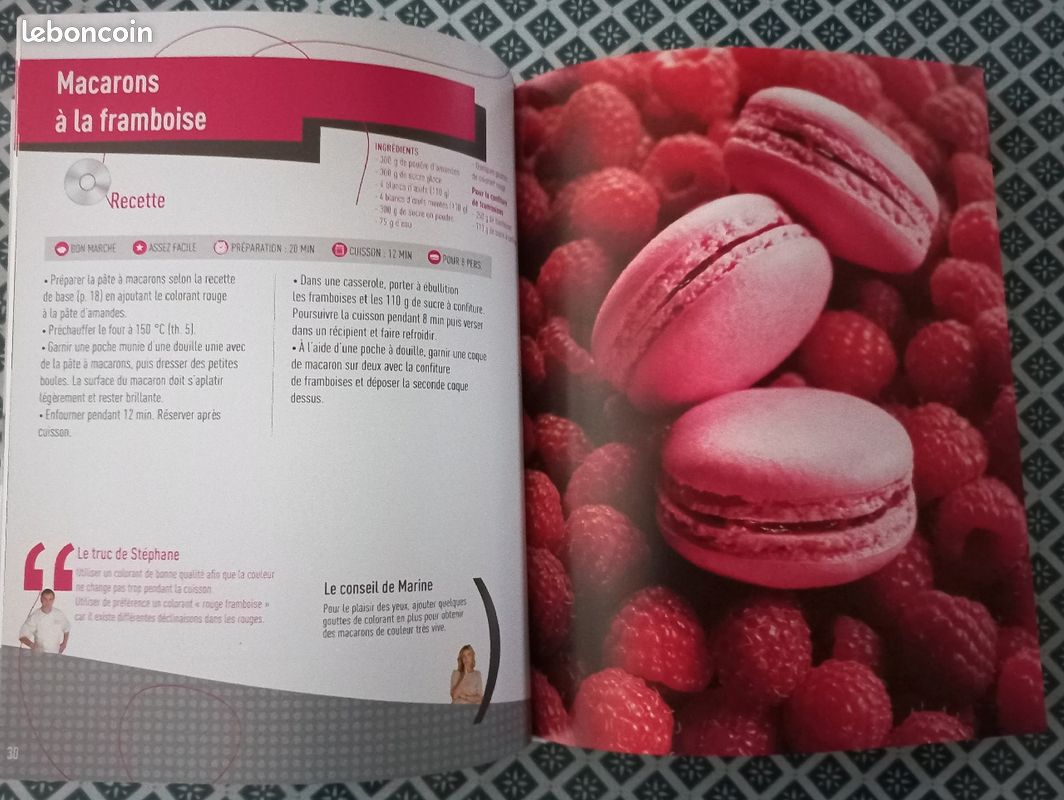 Coffret livre mon atelier cuisine macarons + 1h de cours (image 2)