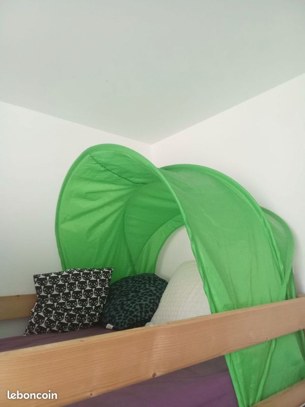 SUFFLETT – Tente De Lit IKEA – Vert – 100% Polyester Recyclé – Pour Lit 70/80/90 Cm