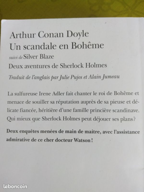 Lot aventures de Sherlock Holmes (image 4)