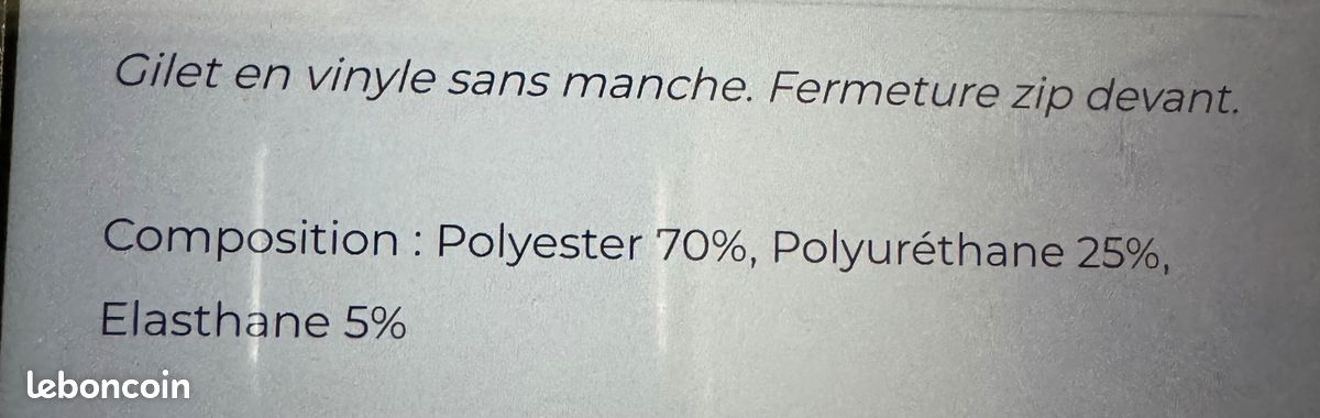 Gilet en vinyle (image 6)