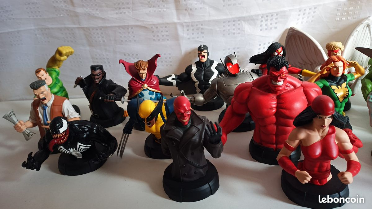 Buste De Collection Marvel Legends / Altaya – Complet, Série, Résine