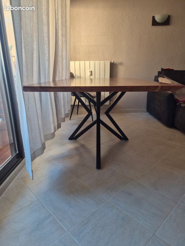 Table a manger en bois d acacia (image 10)