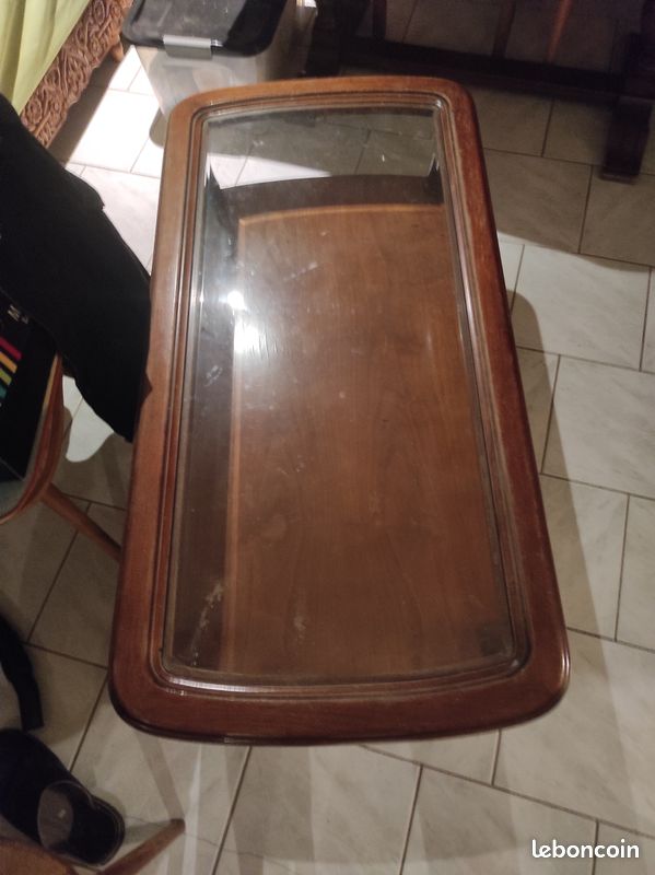 Table basse en merisier (image 1)