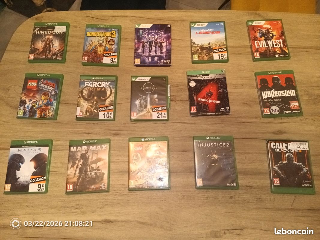 Lot Xbox One - Collectionneurs Et Jeux Multiples - Très Bon État