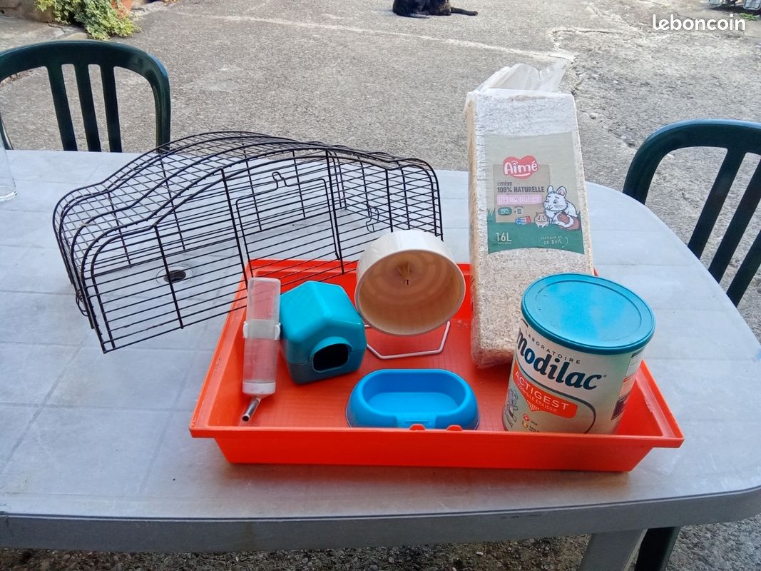 Cage hamster + tout le nécessaire (image 1)