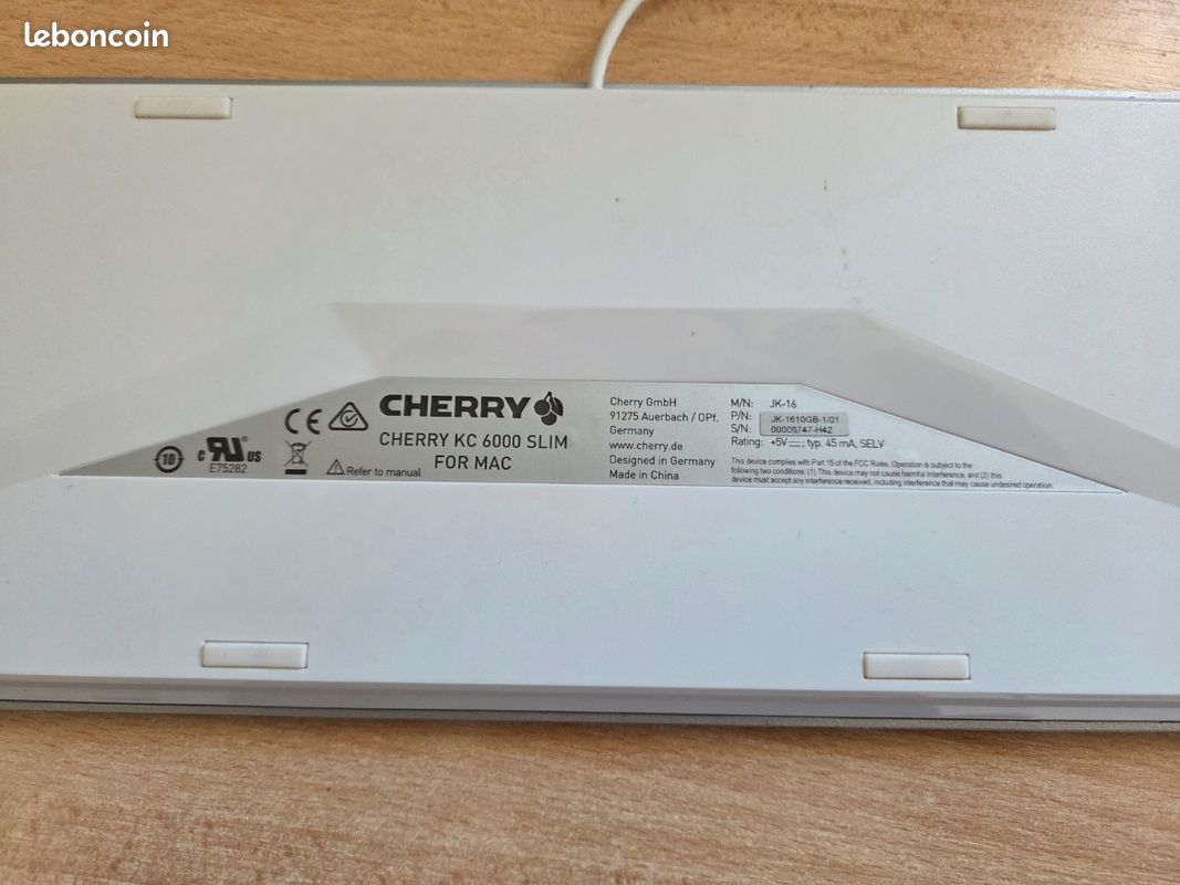 Cherry Keyboard KC 6000 Slim for MAC [DE] silver/white | Rakuten