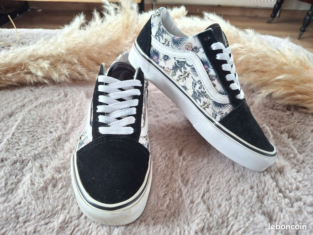 Vans paradise floral orchid white pointure 36,5 Chaussures