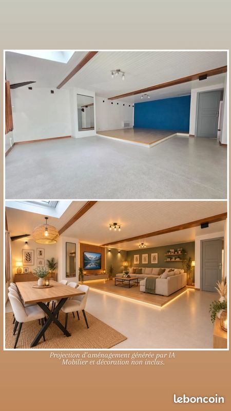 Appartement 3 pièces 84 m² · à Belleville-en-Beaujolais · 84 m² · 715 €/mois