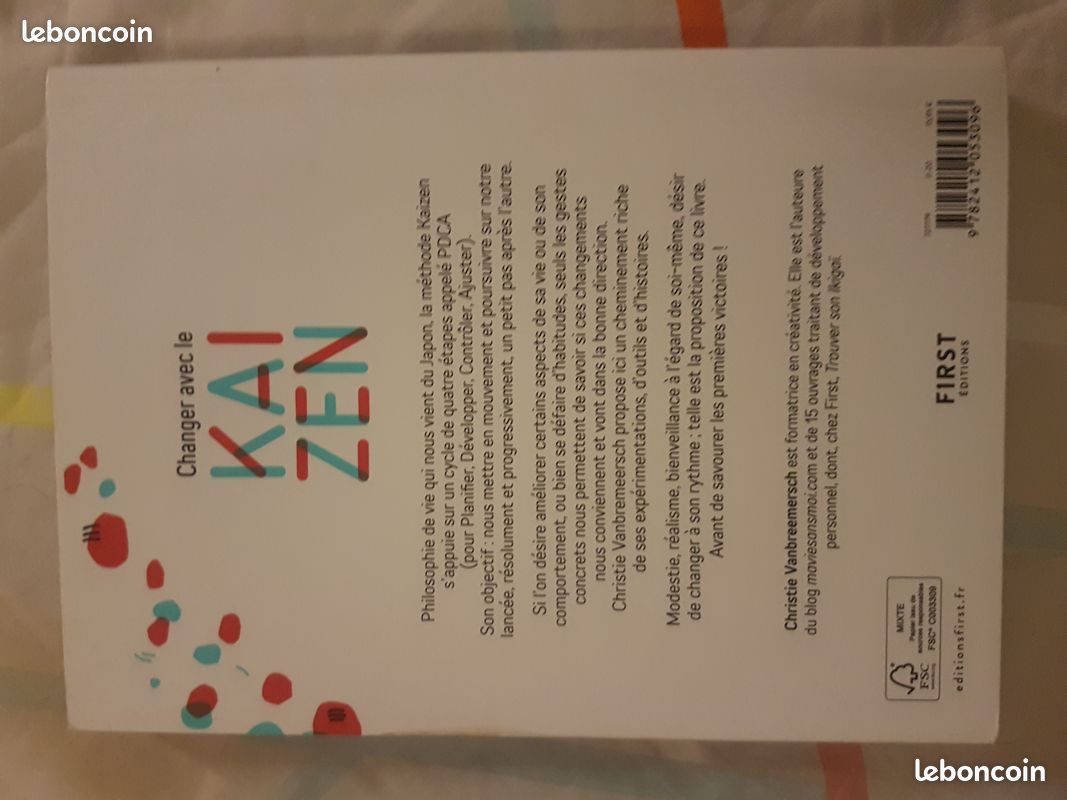 Livre Changer avec le Kaizen, Quel sera votre prochain petit pas de Christie Vanbremeersch (image 2)