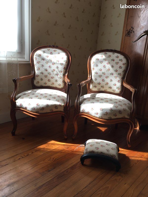 Paire de fauteuils Louis-Philippe (image 1)