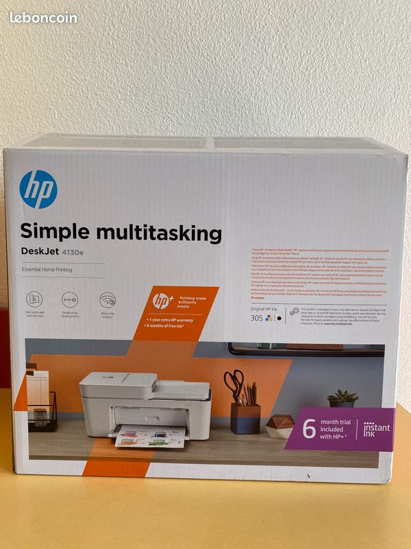 Imprimante HP DeskJet 4130e - Très bon état (image 1)
