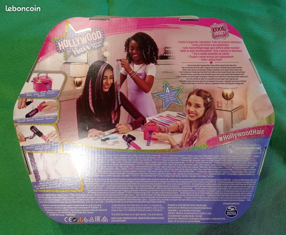 Cool Maker – Hollywood Hair Studio Machine à Extensions De Cheveux - 12 Extensions Personnalisables, Accessoires Inclus - Jeu Créatif Pour Enfants Dès 8 Ans