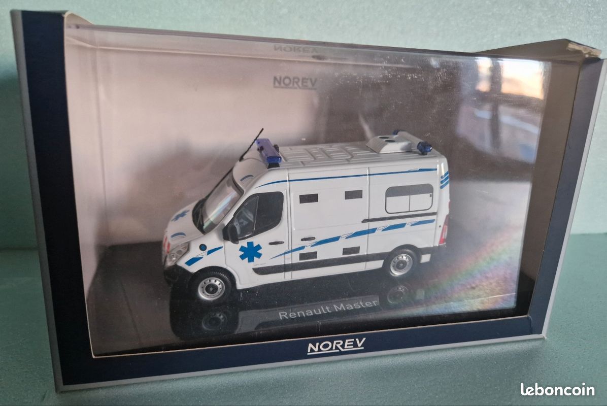 RENAULT MASTER 2014 Pompiers VSAV Dép 66 NOREV 1/43 Réf 518787 - La