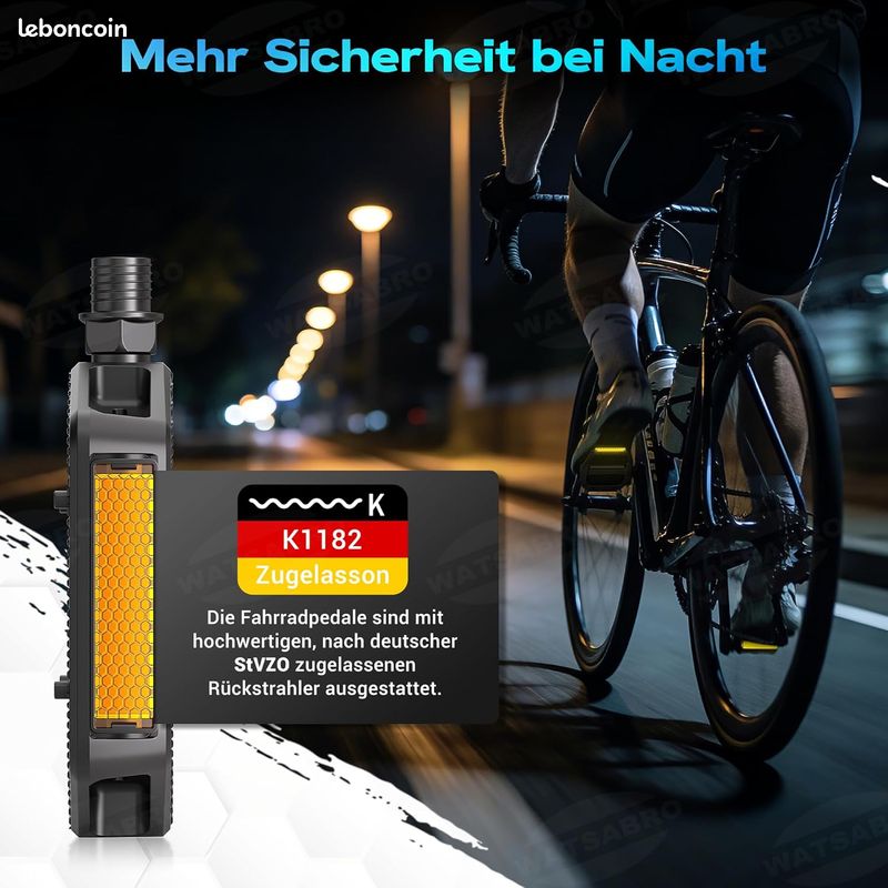 Durca 801508 Pédales de Vélo en Résine, Antidérapantes, Catadioptres pour Plus de Visibilité 2 Durca 801508 Pédales de Vélo en Résine, Antidérapantes, Catadioptres pour Plus de Visibilité 2