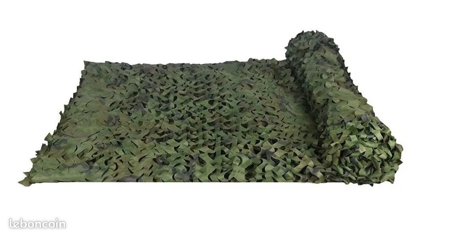 Filet de camouflage Jungle vert 3m x 4m (image 2)