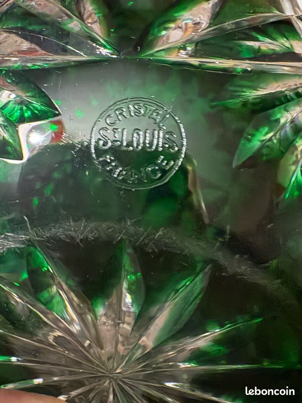 Vase boule en cristal, Saint-Louis (image 5)