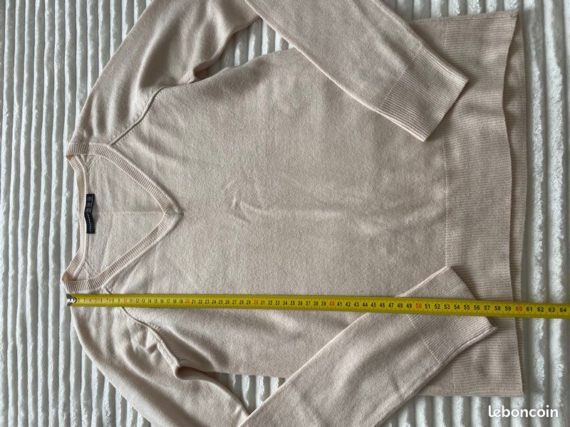 Pull Femme Atmosphere Rose - Taille 44, Maille Fine, Occasion En Très Bon état