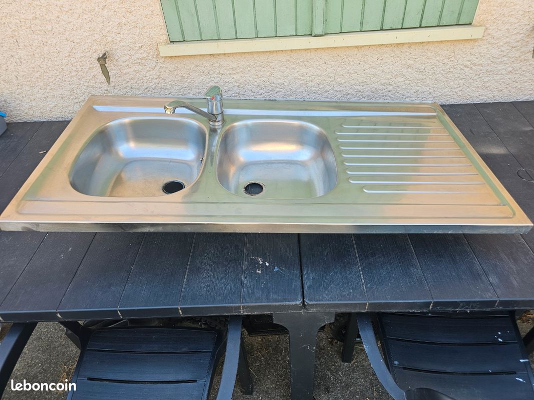 Évier double inox (image 2)