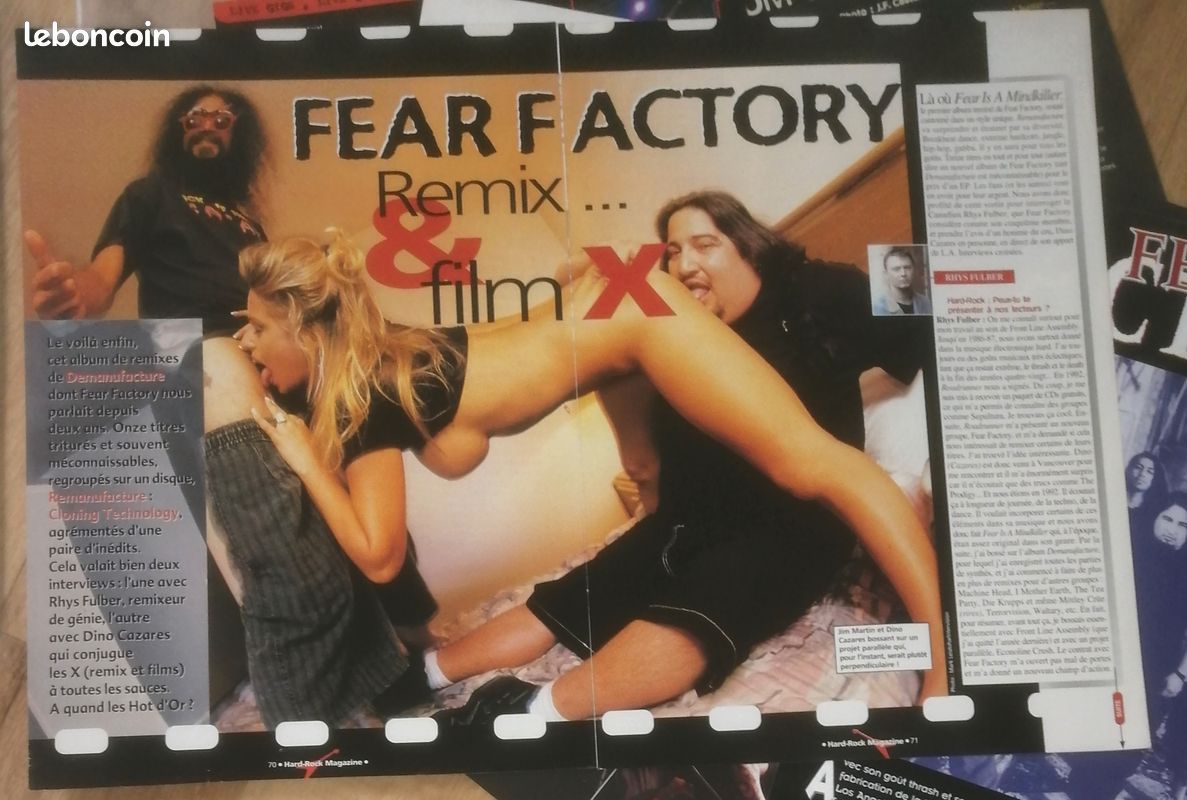 Fear Factory : Lot géant d'archives vintages rares toutes époques collectors... + poster... (image 10)