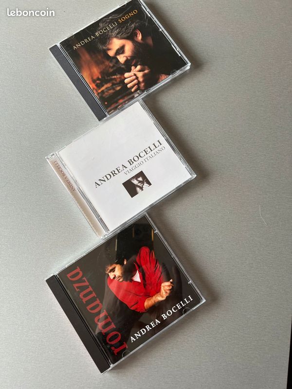 3 CD Andréa Bocelli, l’ensemble pour 6 euros (image 1)