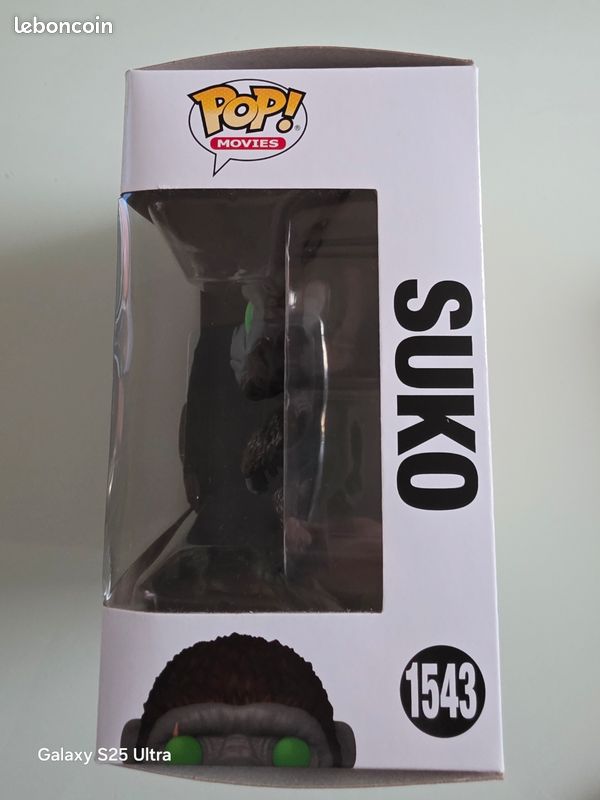 Figurine en vinyle funko pop  movies #1543 de suko issu du film "godzilla x kong 2 - le nouvel empire" sous licence officielle godzilla vs kong dans sa boîte fenêtre, 10cm, 145g. 2024 funko (image 2)