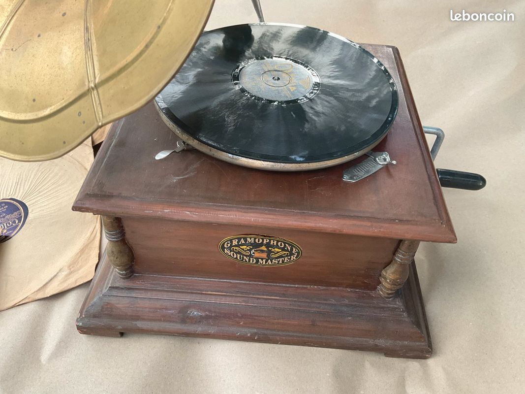 Gramophone Sound Master avec 6 vinyles (image 6)