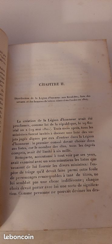 LIVRE : la légion d'honneur par Alex Mazas 1854 (image 3)