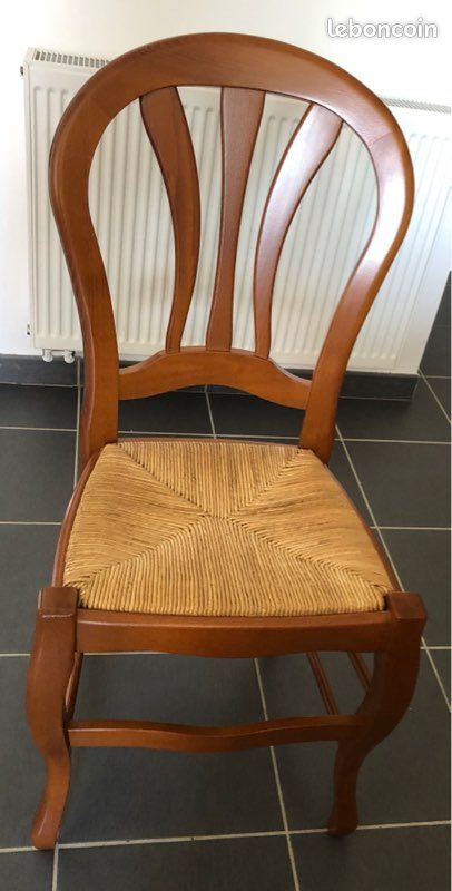 4 chaises en merisier Louis Philippe État Neuf (image 1)