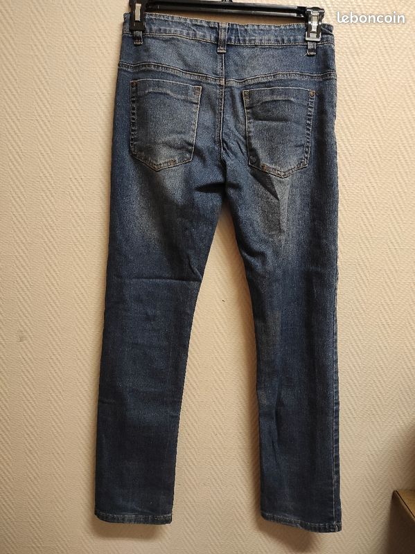 Jean bleu 16 ans taille ajustable gemo (image 2)
