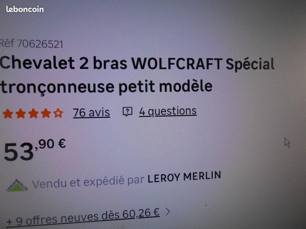 Chevalet Wolfcraft (image 6)