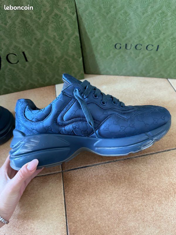 Gucci baskets en cuir Rhyton (image 5)